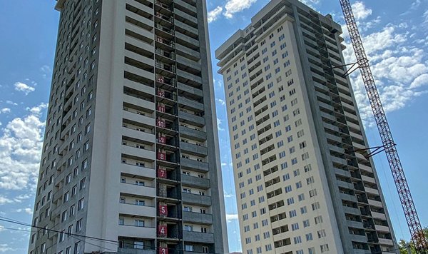 г. Самара, ЖК «Королев». Сплошной контроль прочности бетона неразрушающим методом отрыв  со скалыванием